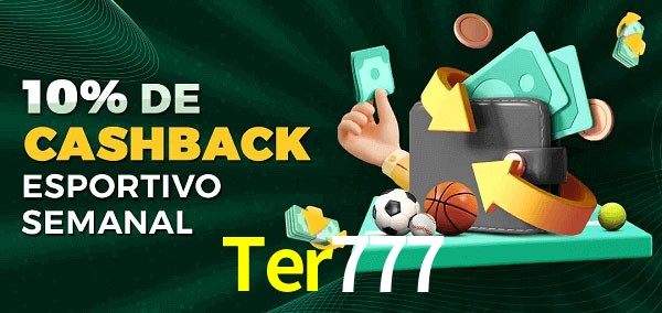 10% de bônus de cashback na Ter777